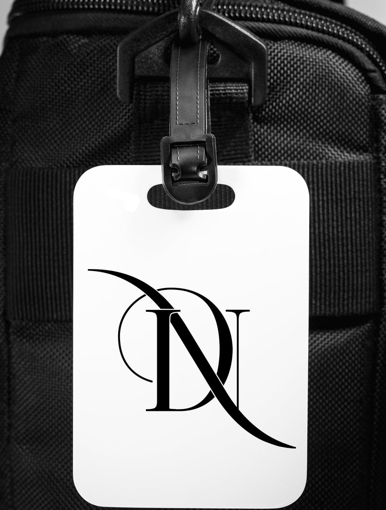 Custom Interlocking DN ND Wedding Monogram Logo Printable Digital Download image 6