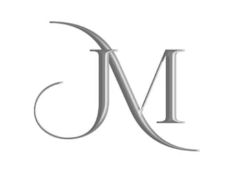 Custom JM MJ Wedding Monogram Logo Printable Digital Download