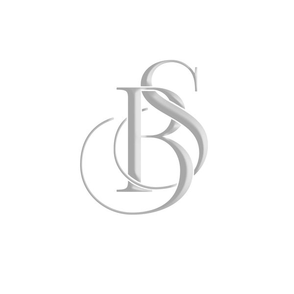 Sb Script Monogram Sb Monogram - Etsy