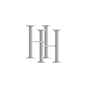 Custom HH Interlocking Wedding Monogram Logo Printable Digital Download