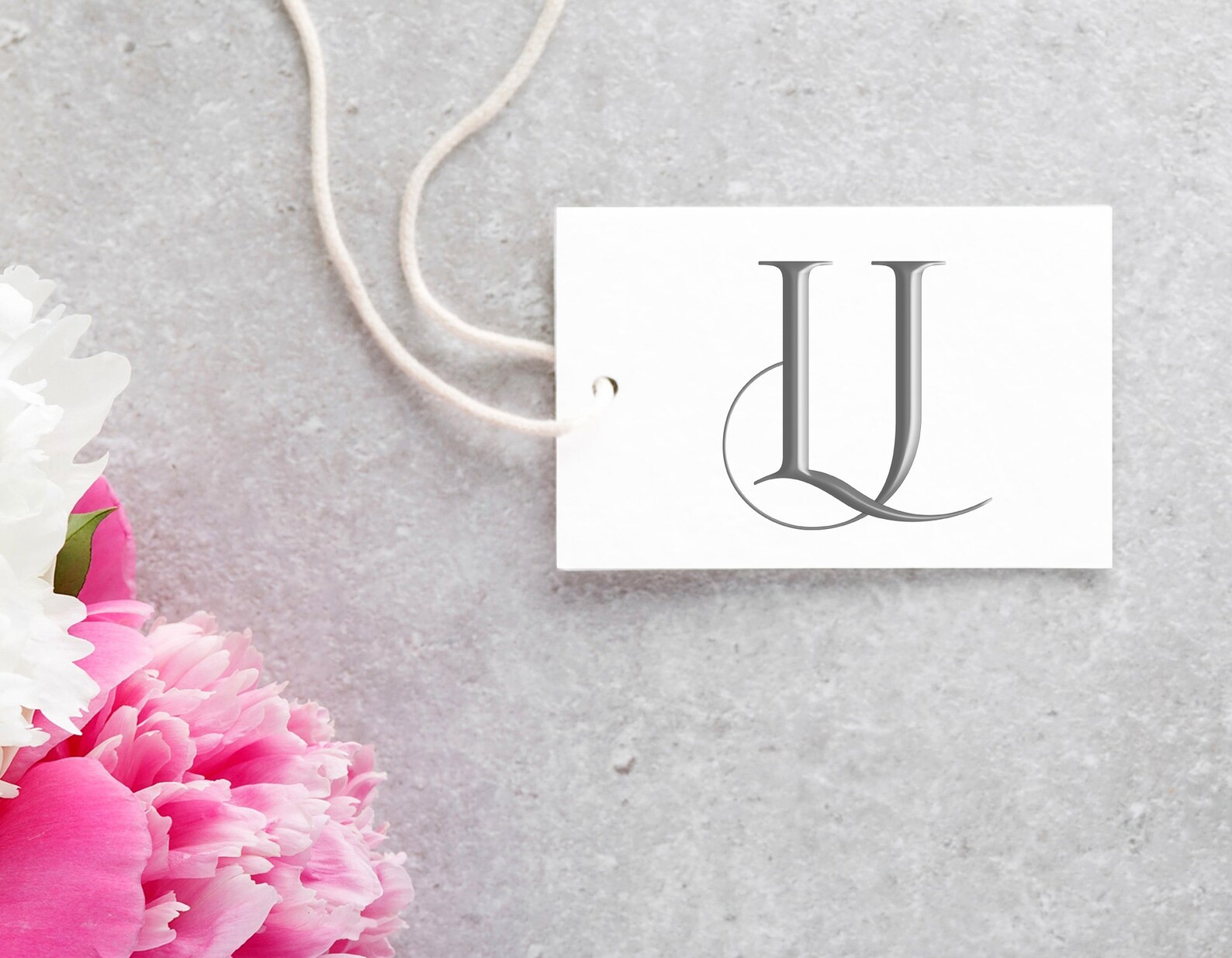 Custom JL LJ Interlocking Wedding Monogram Logo Printable Etsy