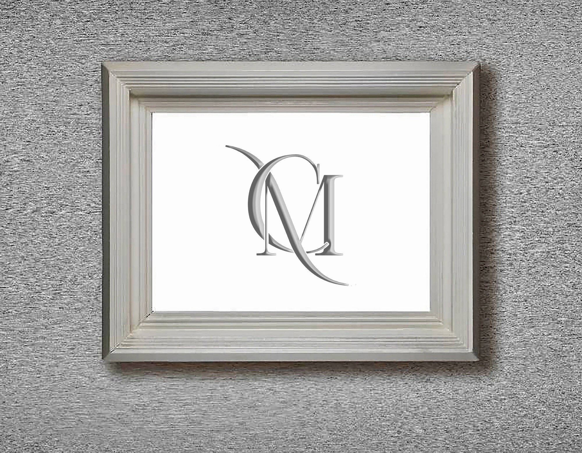 Custom Interlocking CM MC Wedding Monogram Digital Download - Etsy