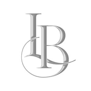 Aangepaste in elkaar grijpende BL pond bruiloft monogram logo afdrukbare digitale download