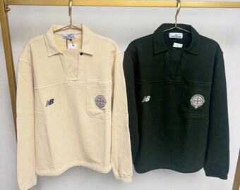 Moletom polo de manga comprida Stone Island x New Balance