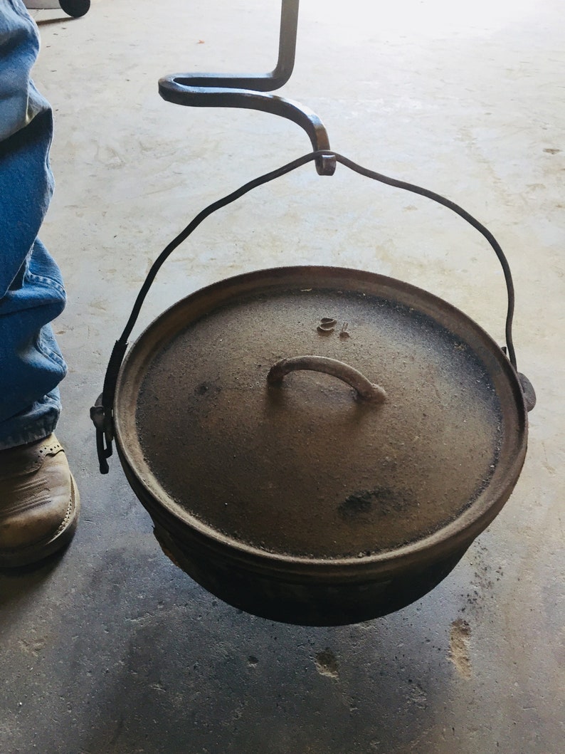 Dutch Oven Lid Lifter Braided Handle Etsy