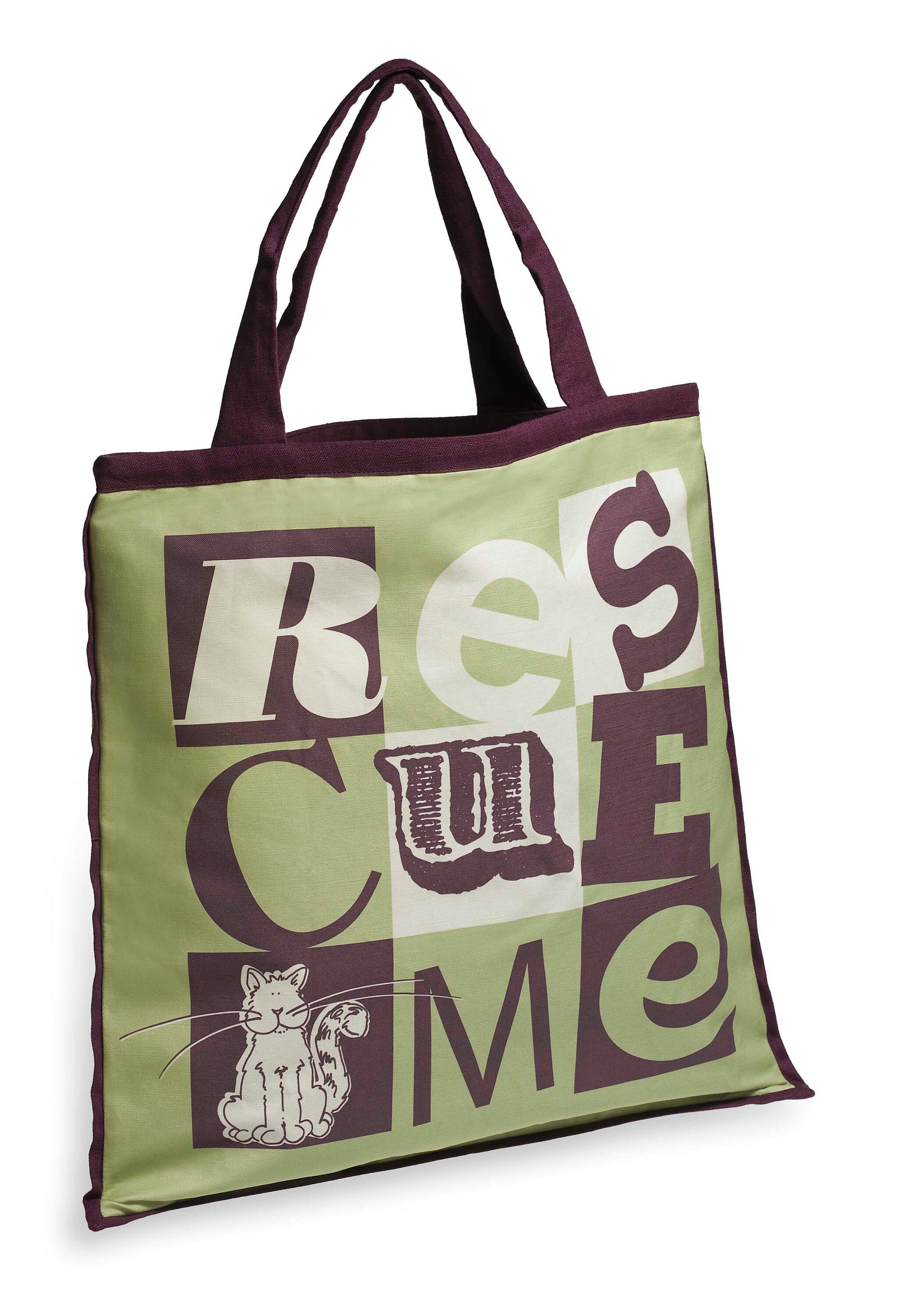 Rescue Me Cat Tote Bag