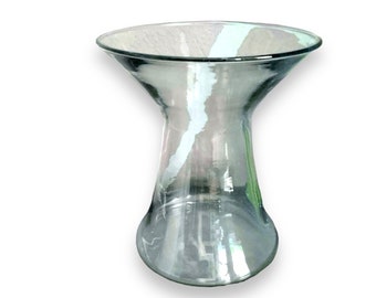 Blown Glass Vase Vintage 50s