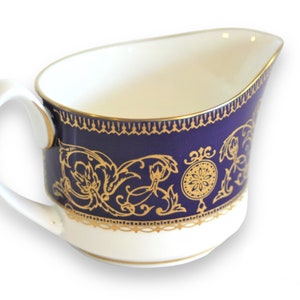 CREAMER by Royal Worcester Sandringham Cobalt Blue
