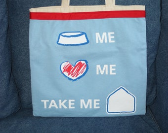 Feed Me  Love Me  Take Me Home - Cat Lover Pet Adoption Open Tote