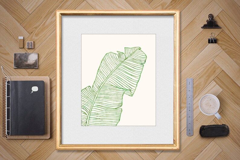 Tropical Palm Leaf Print Tommy Bahama Fabric palm tree Etsy