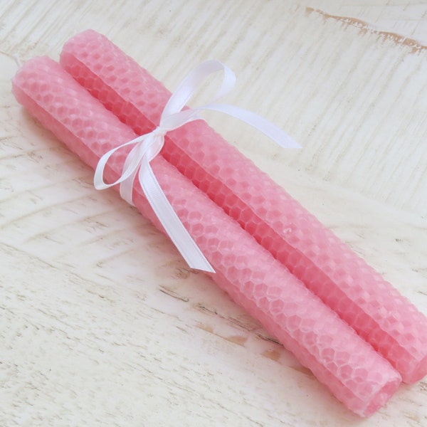 Pink Candle Etsy