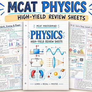 MCAT Physics Cheat Sheets | Premed Exam Prep