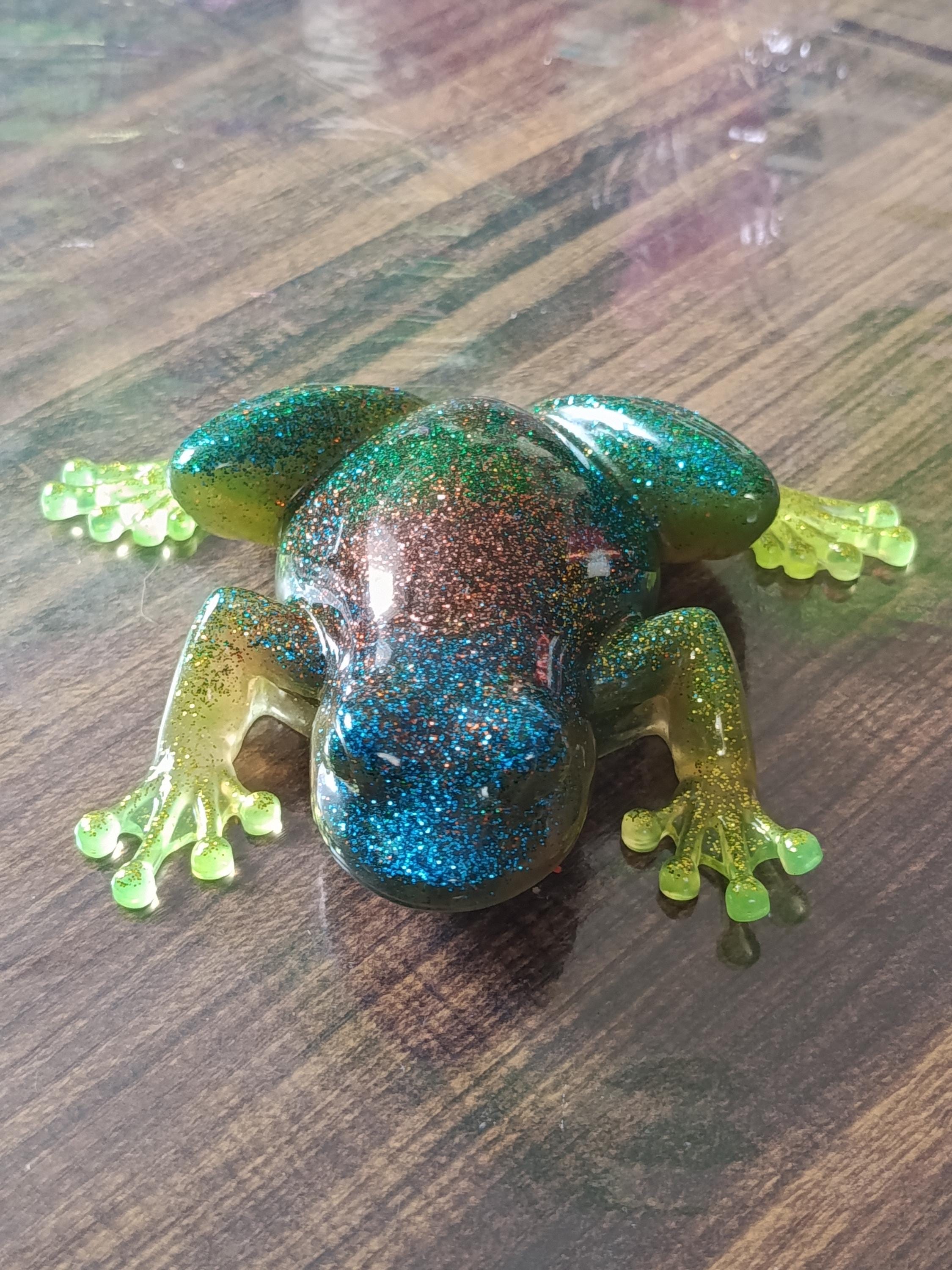 Protège-éclaboussures De Descente Pluviale WPI - Grenouille Décorative En Résine Pierre, Vert, Boîte Incluse