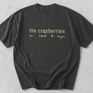 The Cranberries Vintage Band-tröja, The Cranberries No Need to Argue vit t-shirt, 90-tals t-shirt med alternativ rockmusik, luvtröja, sweatshirt.