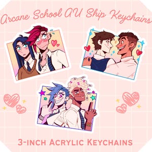 Arcane School AU Keychains