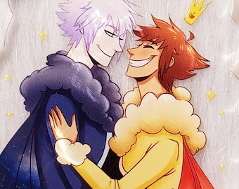 Moon Prince & Sun King Soriku Keychain