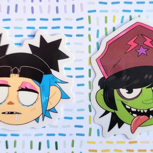 Murdoc & 2D Phase Stickers