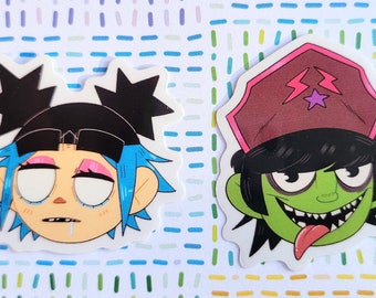 Murdoc & 2D Phase Stickers