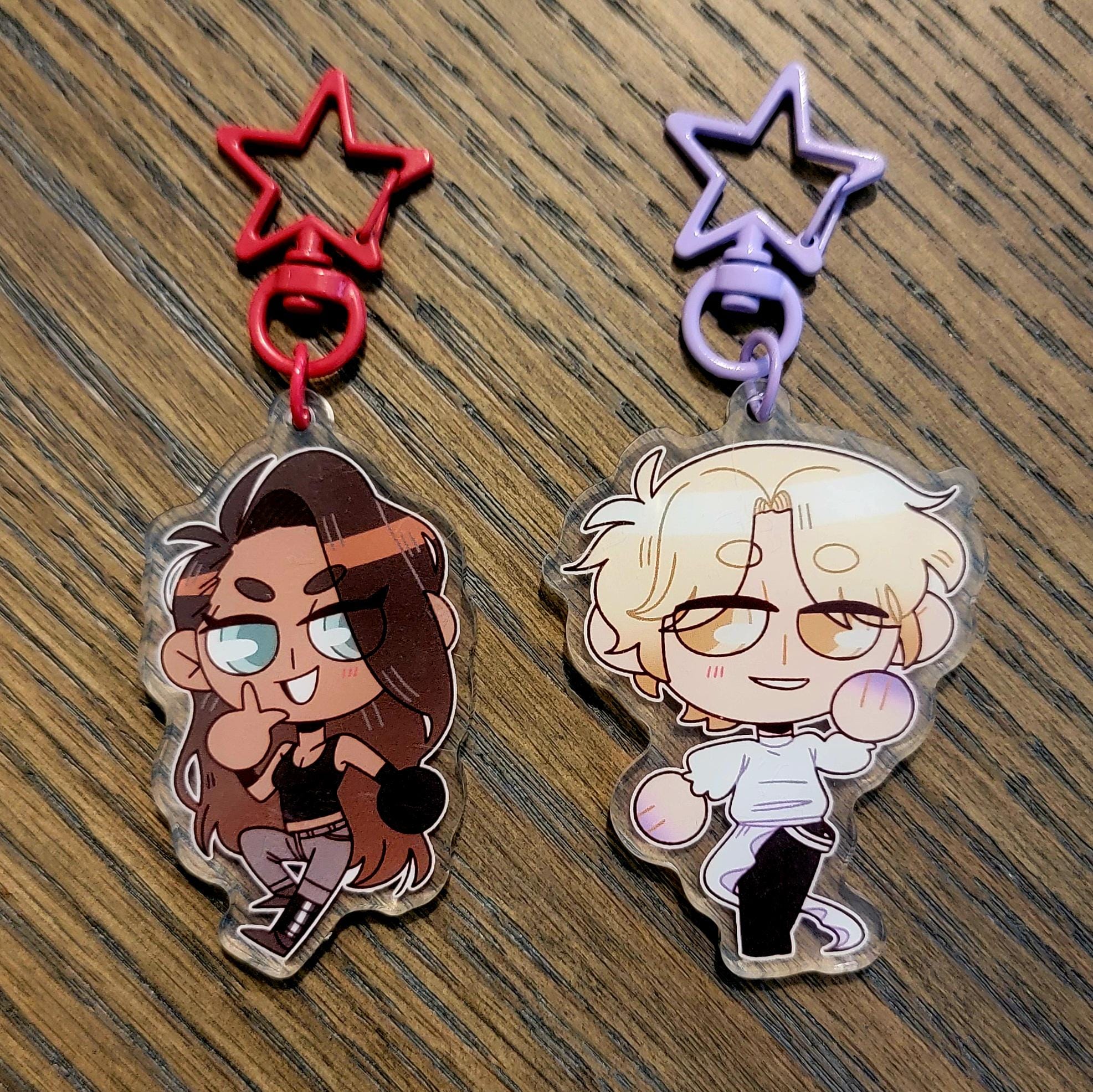 Alien Stage Chibi Acrylic Keychains | Ivan, Till, Luka, Hyuna, Mizi ...