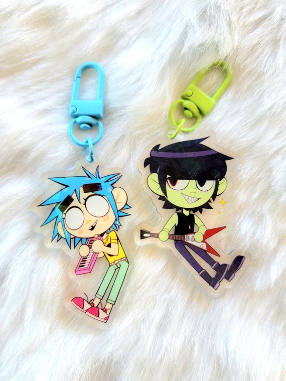 Gorillaz 2D & Murdoc Keychain
