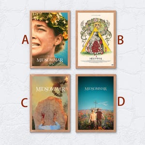Midsommar Movie posters,Customized posters,Canvas frameless posters,Interior decoration,Art gift posters