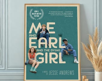 Plakaty filmowe "Earl i umierająca dziewczyna", Plakaty personalizowane, Plakaty bezramowe na płótnie, Dekoracja wnętrz, Plakaty jako prezent artystyczny