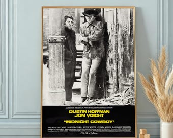 Polish Movie Poster Midnight Cowboy Schlesinger Hoffmann Voigt