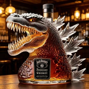 Godzilla Whiskey Glass - Etsy