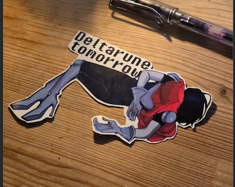 Deltarune Tomorrow Kris Sticker