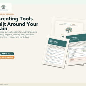 AuDHD Parent Survival Workbook - Neurodivergent Parent Planner, Burnout and Executive Function Support