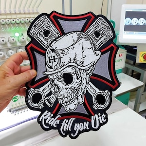 Parches bordados personalizados, apliques de logotipos y nombres (para planchar o coser)
