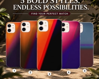 Colorful phone case for iphone 17, 16, 15 , cover for Samsung A55, S24, S23