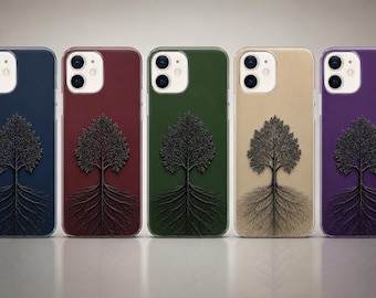 Tree for iPhone 14,15,16,17 Nature Cover for Samsung A37,A55, S23, S24,S25