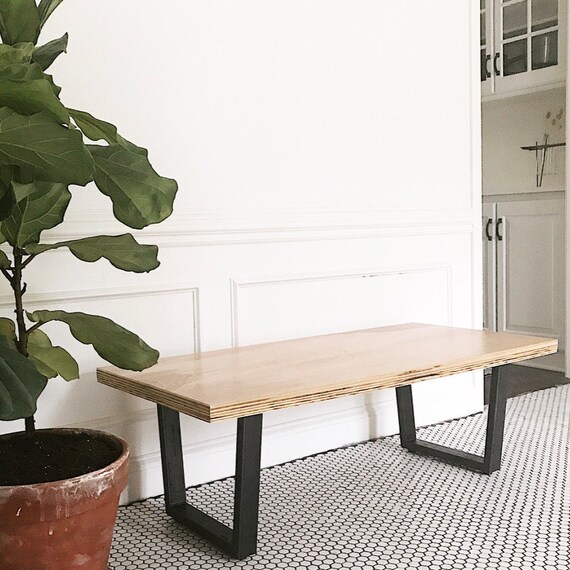 Mid Century Birch Plywood Coffee Table Image 0