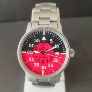 Fortis Flieger Automatic Black Dial Men's Watch