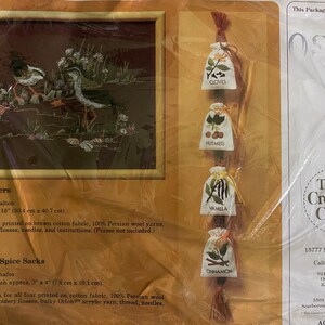 Antique embroidery kit — 0326 sand pipers . Was made in 1985.  Rare found for needle crafters