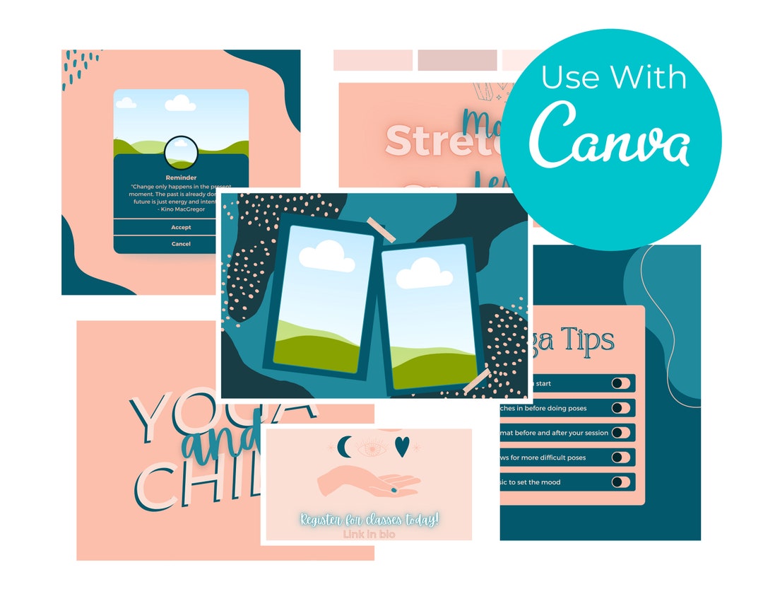 30 Editable Yoga Studio Owner Entrepreneur Instructor Instagram