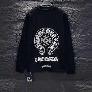 Chrome Hearts Black Long Sleeve Tee - Etsy