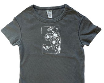 Floral Graphic Baby Tee // 12 Months // 1 Year old Baby Shirt // Infant // Toddler // Children Clothing