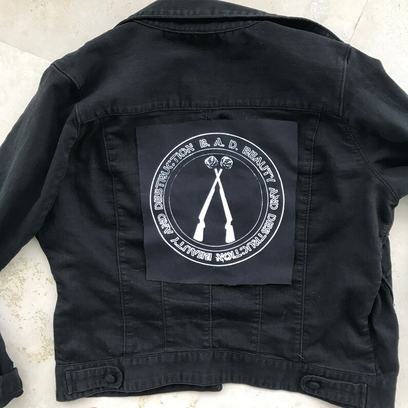 Patch Back Patch Punk Patch Silkscreen B.A.D