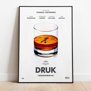 Another Round, Thomas Vinterberg, Mads Mikkelsen, 2020 - High Quality Movie Poster, Premium Semi-Glossy Paper