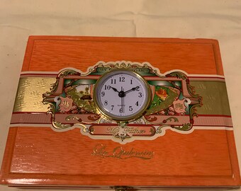 Dog Cigar Box Clock