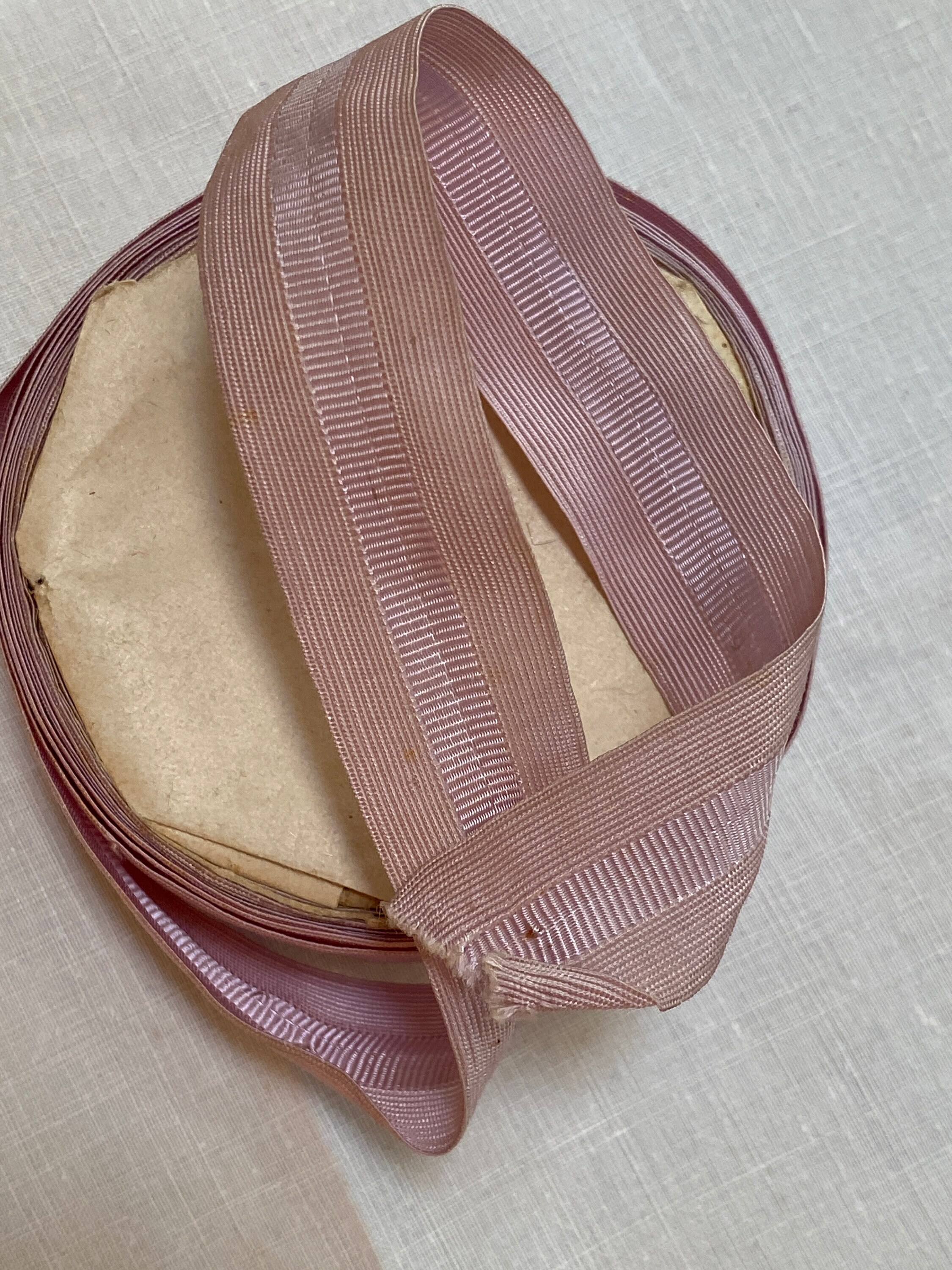 Stunning lilac silk ribbon 3/4".wide