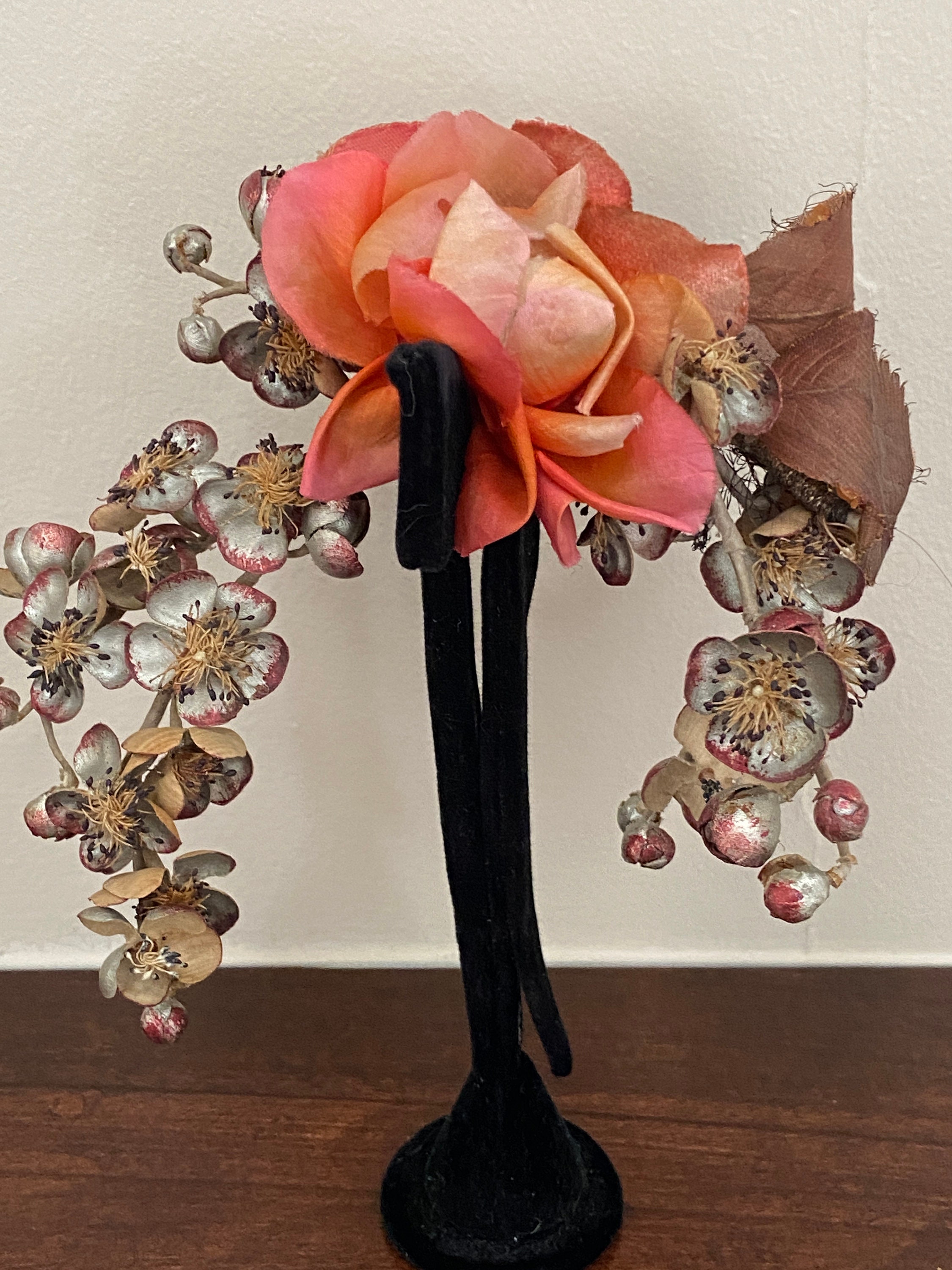 Antique Silk Flower Authentic 1900s - Etsy