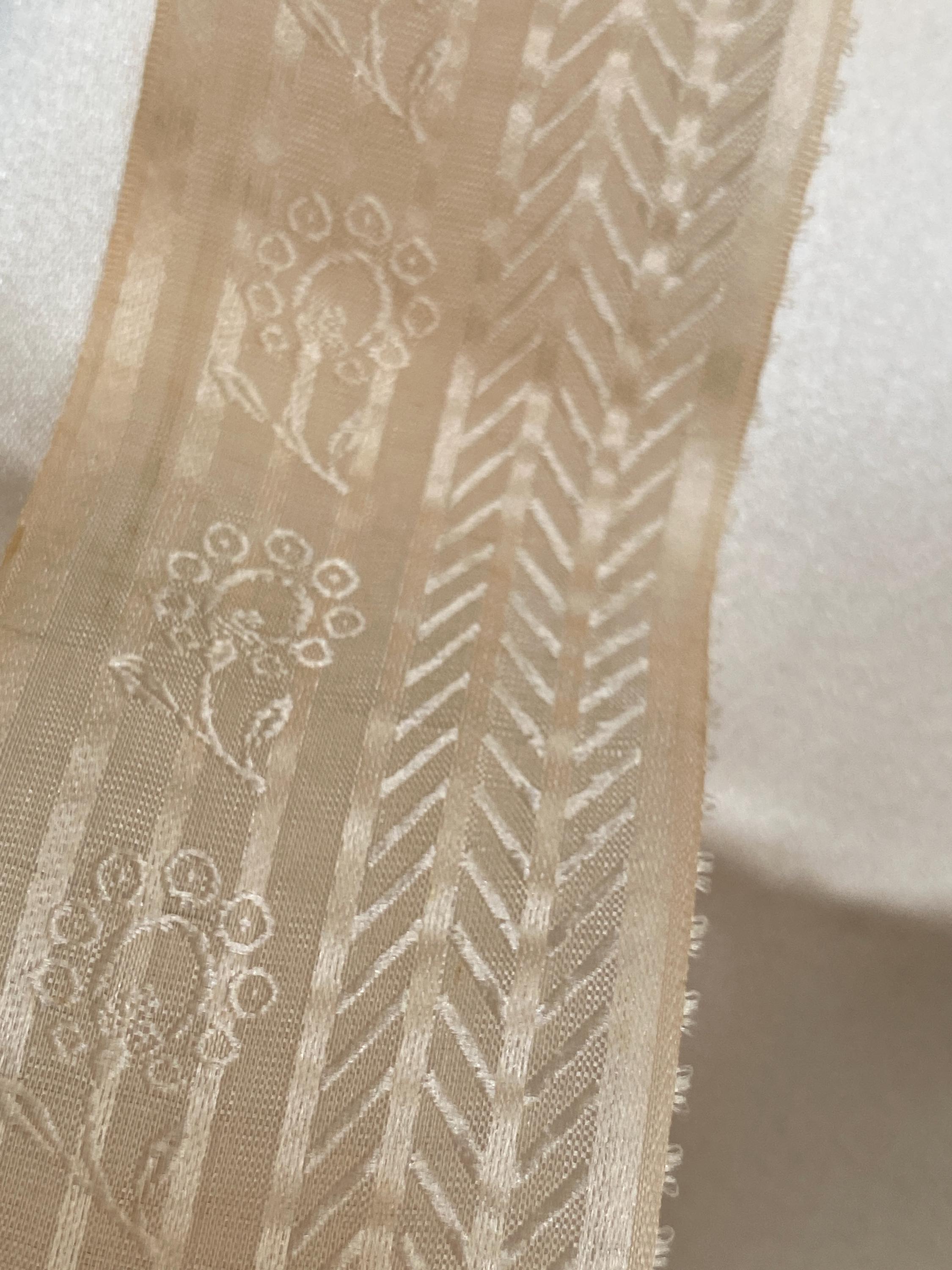 1 Yd. Civil War Period Antique Silk Ribbon Authentic 1850s - Etsy