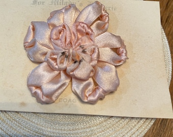 Pin Ribbon Work Silk Ribbon Antique Hand Painted - Etsy UK