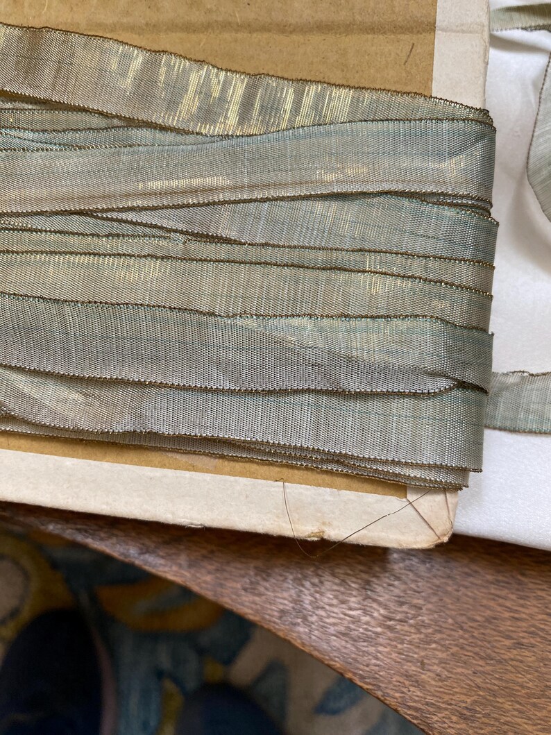 Metal Ombre Rare Silk Antique Authentic Ribbon Work Ribbon - Etsy