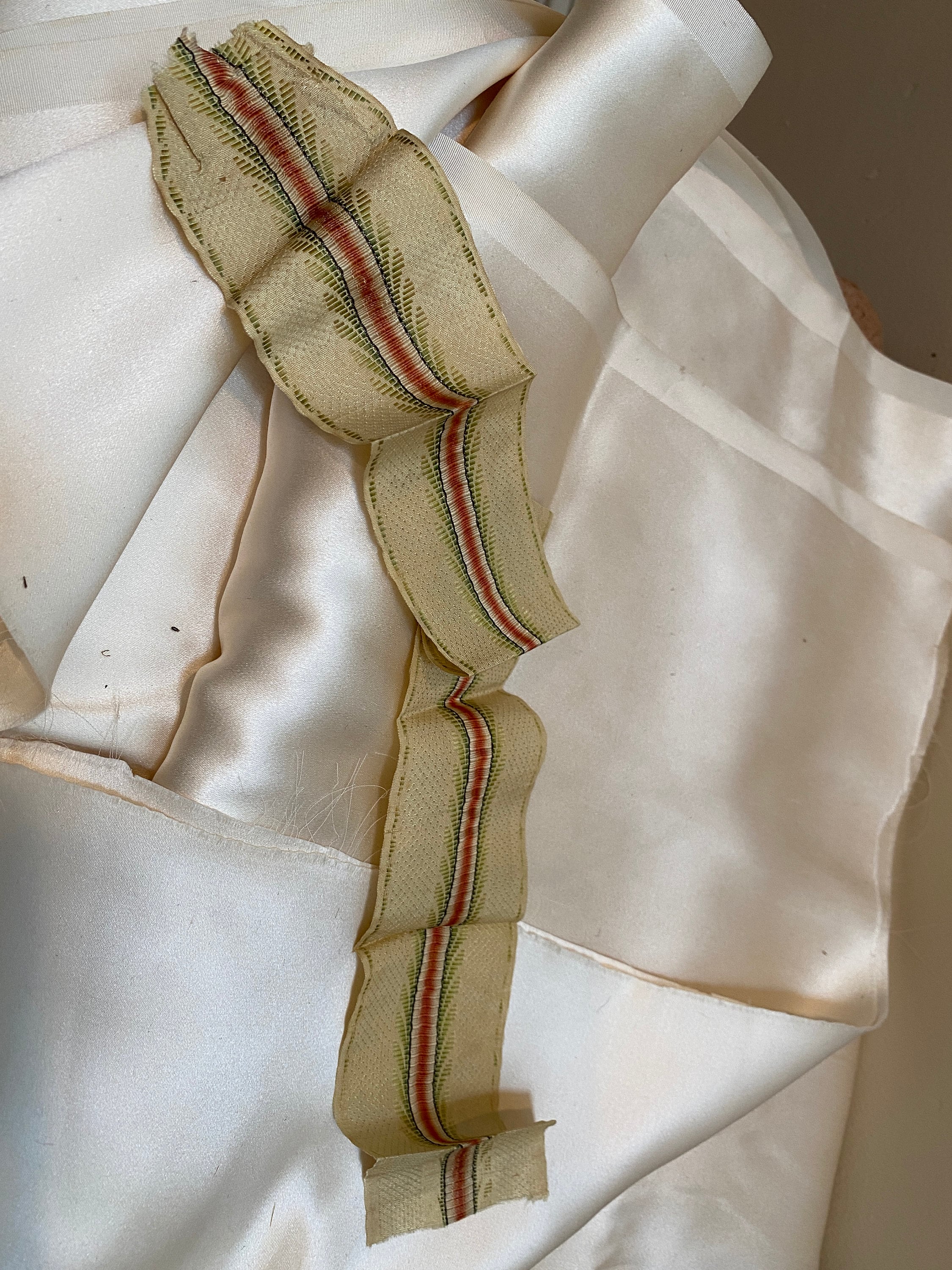 Antique Silk Ribbon Authentic 1800s Civil War Period - Etsy