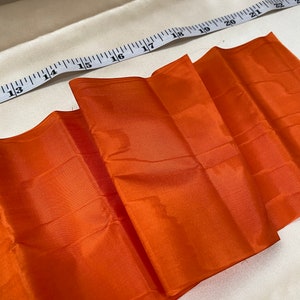 Rare silk moire ribbon 5 wide image 2