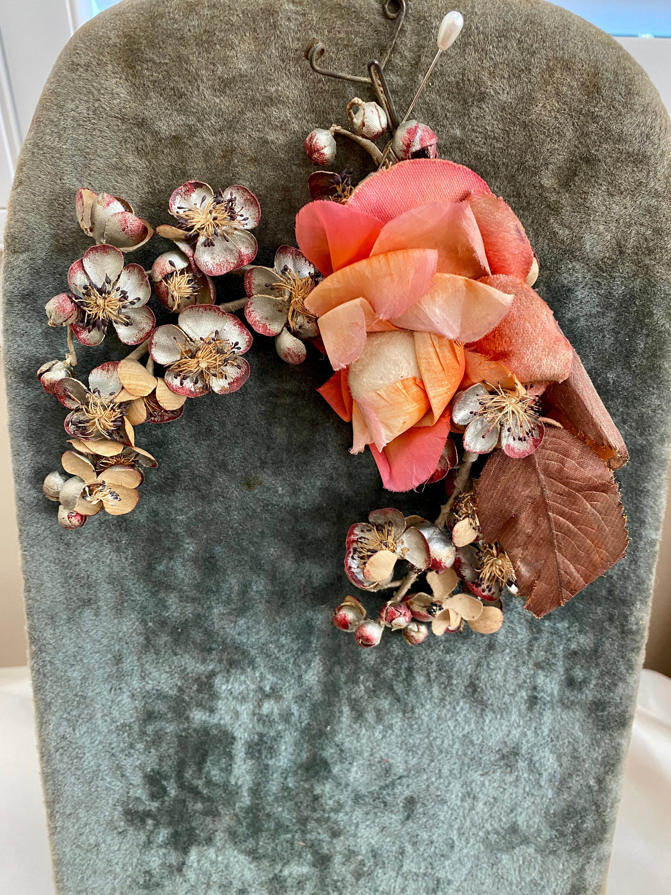 silk flower for dress Hellebore Flower Dress
